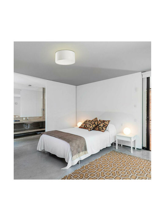 Faro Barcelona Seven Ceiling Mount Light 40cm White with Socket E27