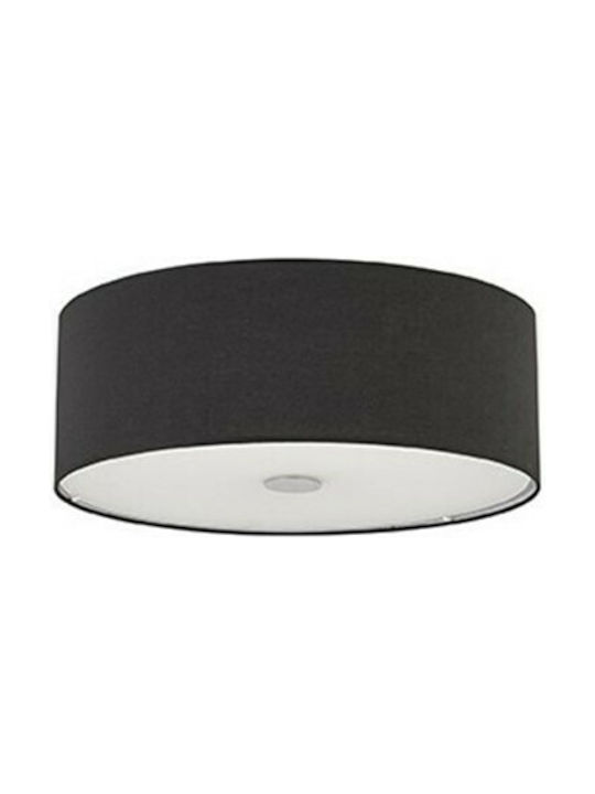 Ideal Lux Woody PL5 Modern Metal Ceiling Light with Socket E27 60pcs Black