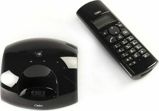 Osio OSD-8610 Telefon fără fir cu Meniu în Limba Greacă Negru
