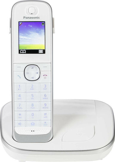 Panasonic KX-TGJ310 Безжичен Телефон с Българско Меню Бял