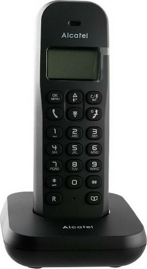 Alcatel E155 Безжичен Телефон с Българско Меню Черен