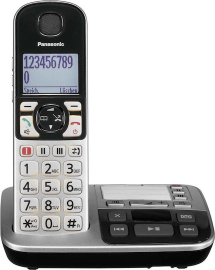Panasonic KX-TGE520 Ασύρματο Τηλέφωνο Ασημί