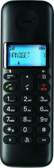 Motorola T303 Ασύρματο Τηλέφωνο Trio με Ελληνικό Μενού Μαύρο