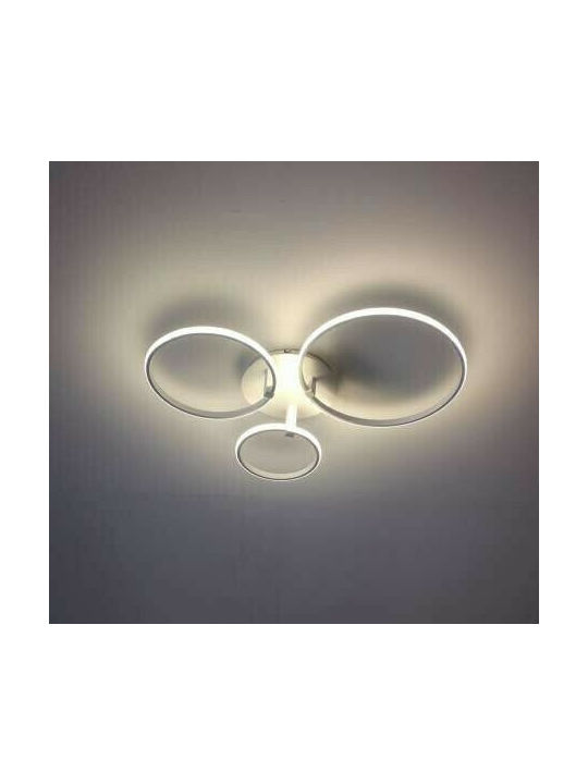 Atman Sevilla Ceiling Mount Light 45cm White with Integrated LED and Remote Control