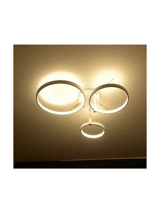 Atman Sevilla Ceiling Mount Light 45cm White with Integrated LED and Remote Control