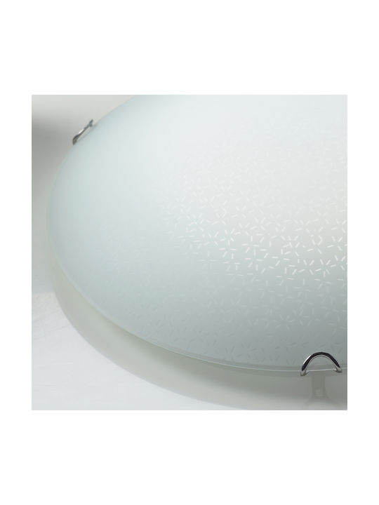 Aca Scilla Ceiling Mount Light 30cm White with Socket E27