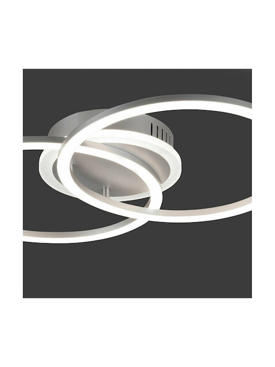 Trio Lighting Venida Таванно осветление 50бр Сив с Вграден LED