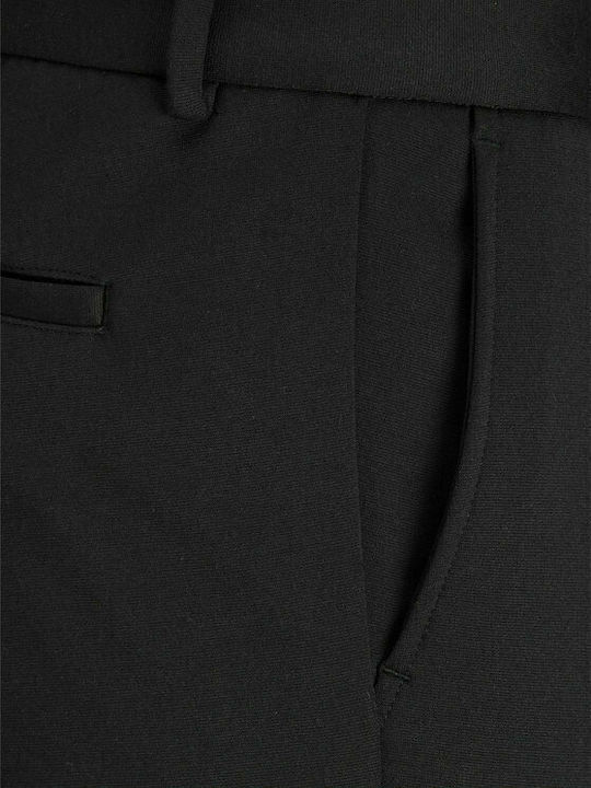 Pantalon Bărbați Chino Elastic Slim Fit Negru