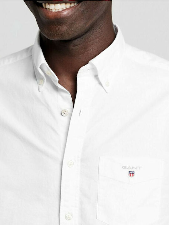 Long-sleeved Cotton Shirt White