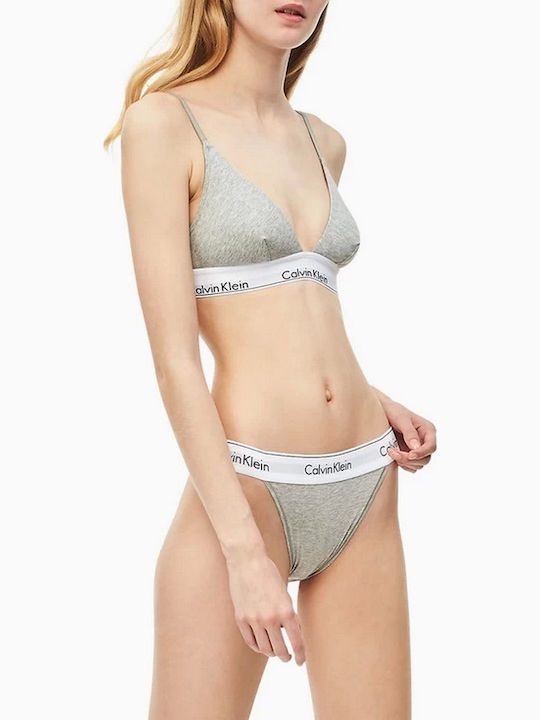 Calvin Klein Women's Bralette Bra Gray