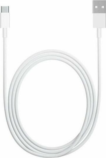 Xiaomi USB 2.0 Cable USB-C male - USB-A Λευκό 1m SJV4102TY Bulk