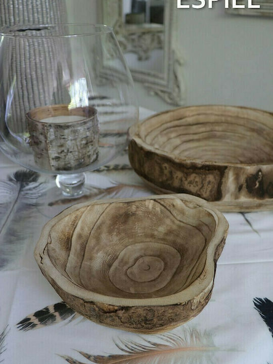 Espiel Decorative Bowl Brown 31x28x8cm