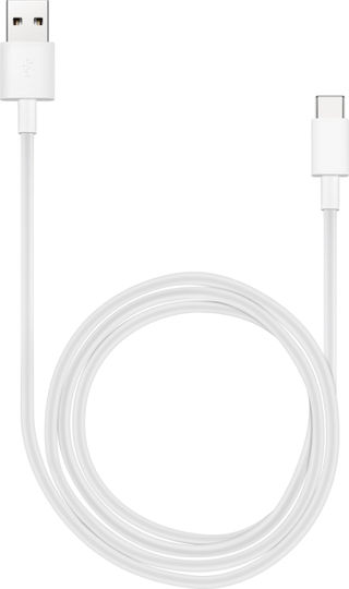 Huawei CP51 Редовна USB 2.0 Кабел USB-C мъжки - USB-A мъжки Бял 1м (4071263)