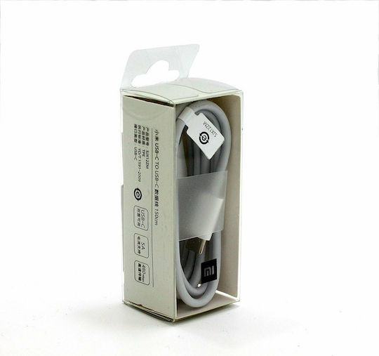 Xiaomi Mi Usb 3.0 Cable Typec Male To Typec Male Flat USB 2.0 Cable USB-C male - USB-C 100W White 1.5m (SJV4108GL)