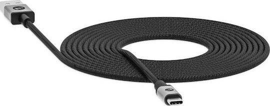 Mophie Geflochtenes USB 2.0 Kabel USB Typ-C männlich - USB-A Schwarz 3m 409903208
