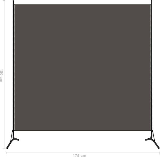 vidaXL Decorativ Paravan Tesatura 175x180cm