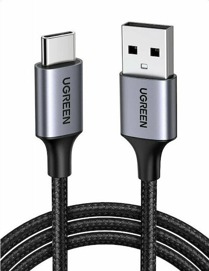 Ugreen Braided USB 2.0 Cable USB-C Male - USB-A Black 0.5m 60125