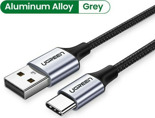 Ugreen Braided USB 2.0 Cable USB-C Male - USB-A Black 0.5m 60125