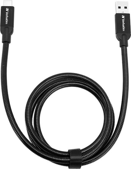 Verbatim USB 3.1 Cable USB-C male - USB-A Μαύρο 1m 48871