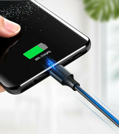 Ugreen US287 USB 2.0 Cable USB-C male - USB-A 10W Μαύρο 2m 60118