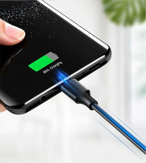 Ugreen Us287 USB 2.0 Cable USB-C male - USB-A 60W PD Μαύρο 1m 60116