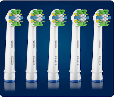 Oral-B Floss Action CleanMaximiser XL Pack Ανταλλακτικές Κεφαλές για Ηλεκτρική Οδοντόβουρτσα 5τμχ