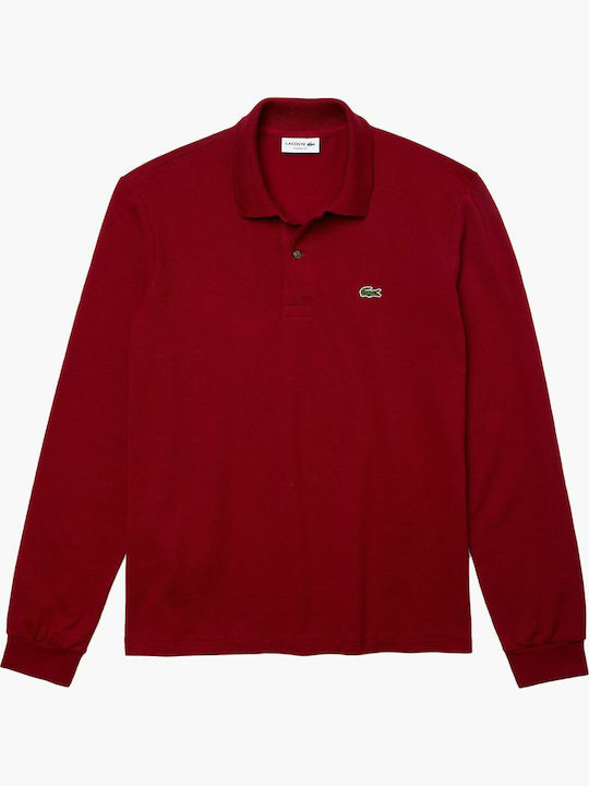 Lacoste Polo Short Sleeve Blouse Burgundy