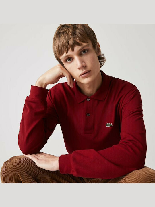 Polo Short Sleeve Blouse Burgundy