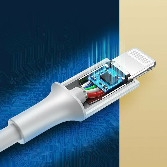Ugreen US171 USB-C to Lightning Cable 18W Λευκό 1m (10493)