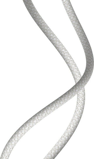 Baseus High Density Braided USB-C to Lightning Cable 20W Λευκό 1m (CATLGD-02)