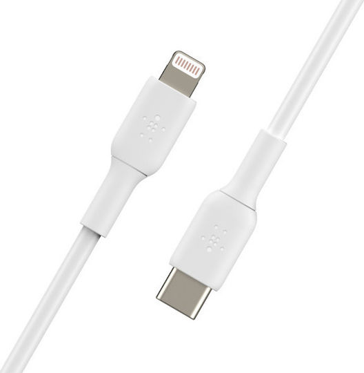 Belkin Boost Charge USB-C to Lightning Cable 18W White 1m (CAA003bt1MWH)