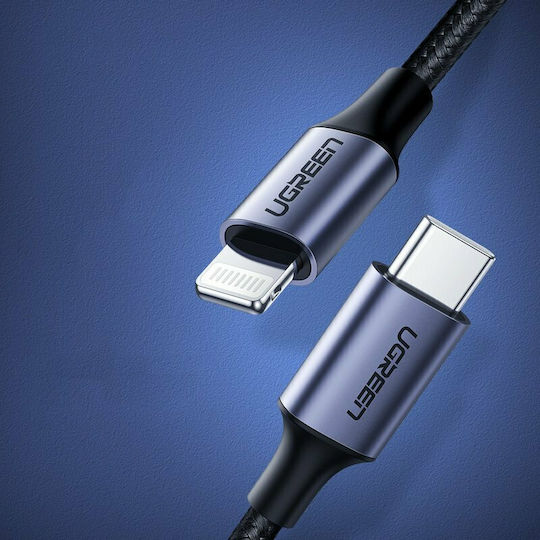 Ugreen US304 Braided USB-C to Lightning Cable 20W Black 1m (60759)