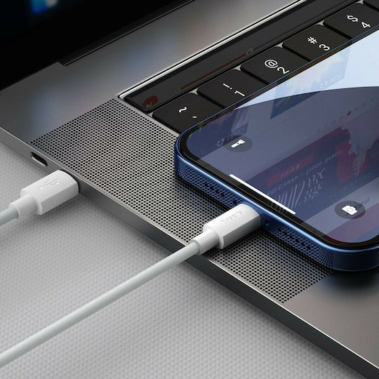 Baseus Simple Wisdom USB-C to Lightning Cable 20W White 1.5m (TZCATLZJ-02)