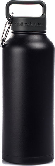 Healthy Human Stein Bottle Recyclable Bottle Thermos Stainless Steel BPA Free 946ml Black