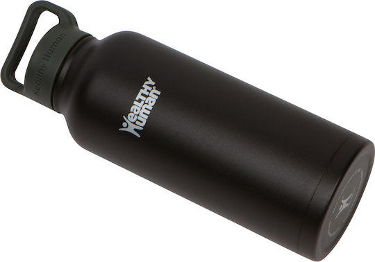 Healthy Human Stein Bottle Recyclable Bottle Thermos Stainless Steel BPA Free 946ml Black
