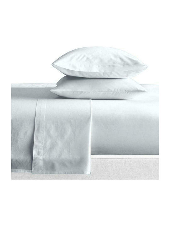 Melinen Urban Σεντόνι Μονό με Λάστιχο 100x200+30εκ. White