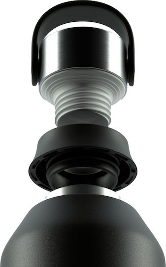 Chilly's Series 2 Bottle Thermos Stainless Steel BPA Free 500ml Black