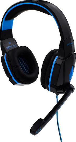 Kotion Each G4000 Over Ear Gaming Headset με σύνδεση 3.5mm / USB Μπλε
