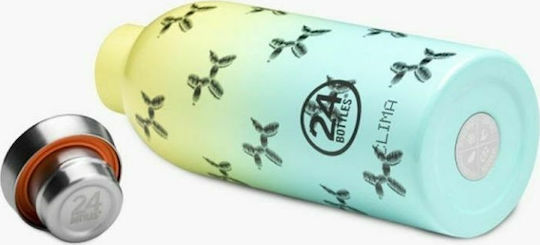 24Bottles Clima Μπουκάλι Θερμός Ανοξείδωτο BPA Free 500ml Πολύχρωμο