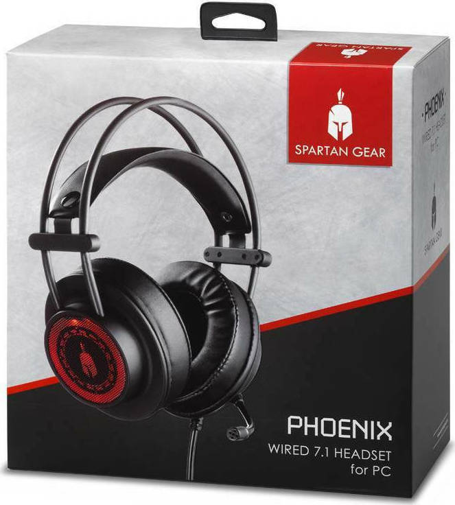 Spartan Gear Phoenix Over Ear Gaming Headset με σύνδεση 3.5mm | Skroutz.gr