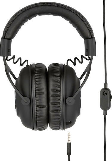 Logitech G PRO X with MIT Blue VO!CE Over Ear Gaming Headset cu
