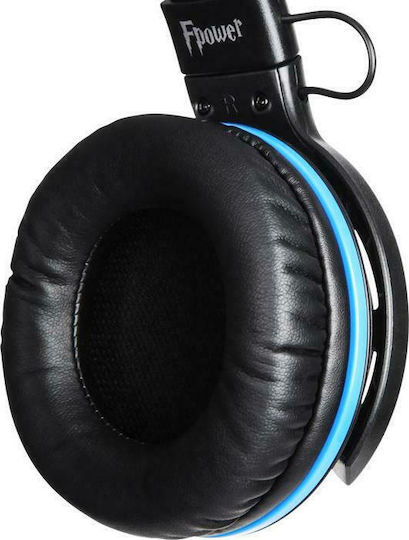 Sades Fpower SA-717-BL Over Ear Gaming Headset with Connection 3.5mm Blue