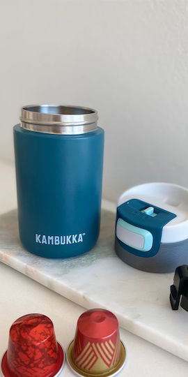 Kambukka Etna Ποτήρι Θερμός Ανοξείδωτο BPA Free 300ml Deep Teel με Επιστόμιο