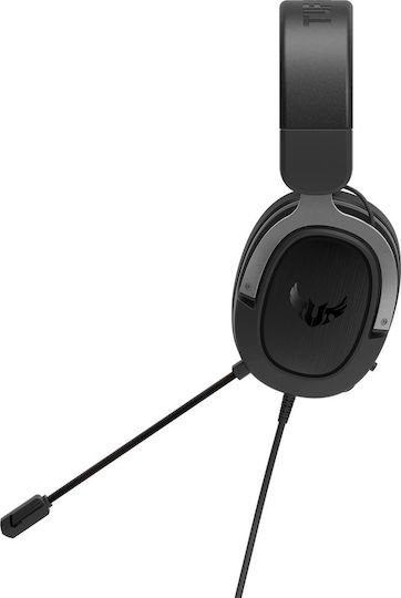 Asus TUF H3 Over Ear Gaming Headset με σύνδεση 3.5mm Gun Metal Grey