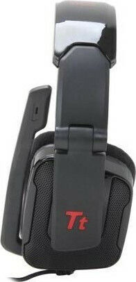 Thermaltake Shock One Over Ear Gaming Headset με σύνδεση USB Κόκκινο