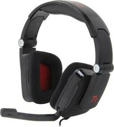 Thermaltake Shock One Over Ear Gaming Headset με σύνδεση USB Κόκκινο