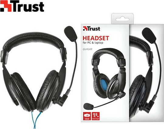 Trust Quasar II Over Ear Gaming Headset με σύνδεση 3.5mm