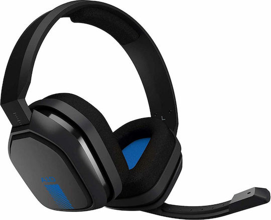 Astro A10 Over Ear Gaming Headset with Connection 2x3.5mm / 3.5mm Blue