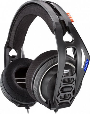 Plantronics RIG 400HS Über Ohr Gaming-Headset mit Verbindung 3,5mm Schwarz