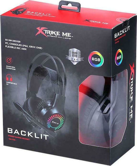 Xtrike Me GH-709 Over Ear Gaming Headset με σύνδεση 2x3.5mm / USB